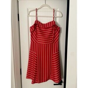 Banana Republic Striped Cocktail Dress Size 10 Excellent Condition